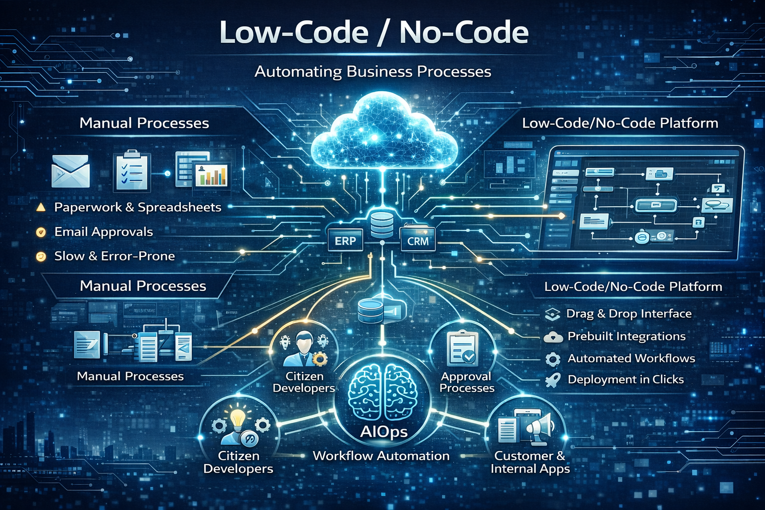 Low-Code/No-Code: Real-World Use Cases for Automating Business Processes